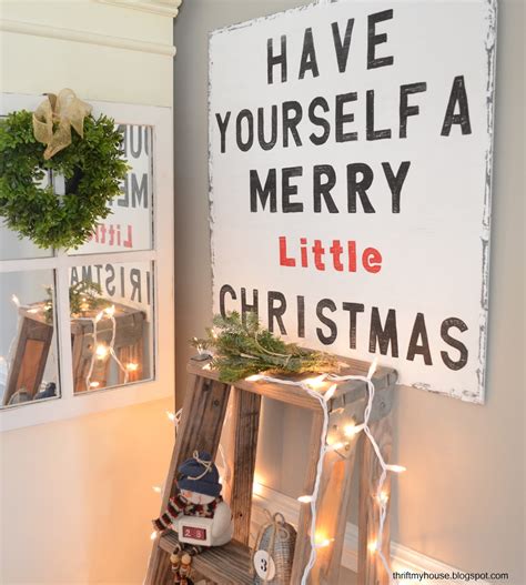 Thrift My House: DIY Merry Christmas Sign