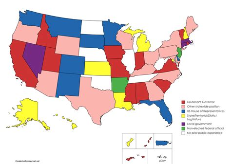 Us Governors And Lieutenant Governors By Prior Experience R Mapporn