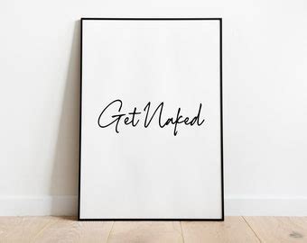 Get Naked Quote Etsy