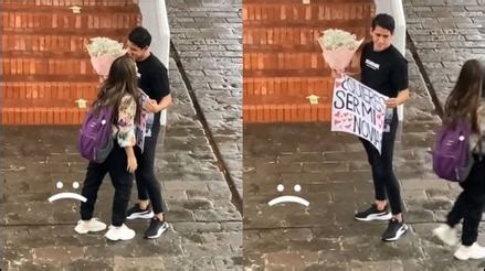 Joven Declara Su Amor Con Un Tierno Cartel Y Fue Rechazado De La Peor