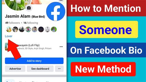 How To Mention Someone On Facebook Bio Mention Someone Profile In