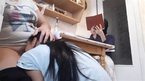 While My Girlfriend Is Reading A Book Roommate Licks Pussy In Russian Amateur Porn Xhamster