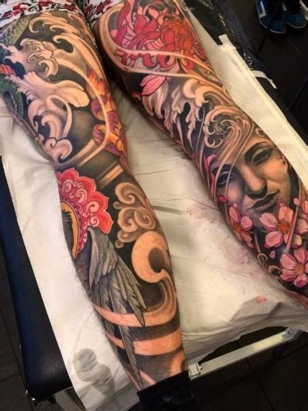 Discover More Than 75 Ankle Sleeve Tattoo Female Super Hot Edo