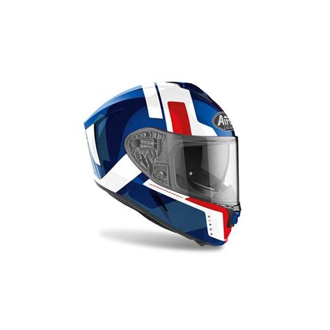 Airoh Spark Shogun Blue Red Full Face Helmet