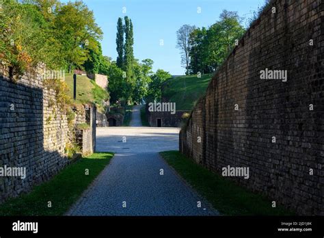 Former Entrance To Arena Of Historic Roman Amphitheatre Of Trier