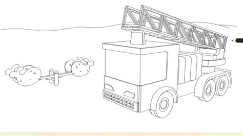 Раскраски Грузовичок Лева распечатать