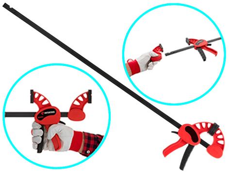 Струбцина столярная быстрозажимная 750мм купить в E-1