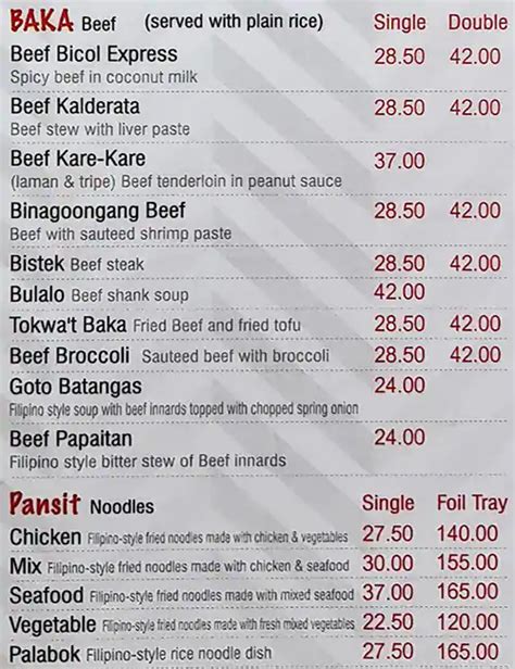 Menu At Sarap Nation Restaurant Dubai