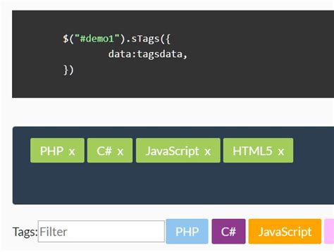 23 JQuery Tags Input Plugins December 2023