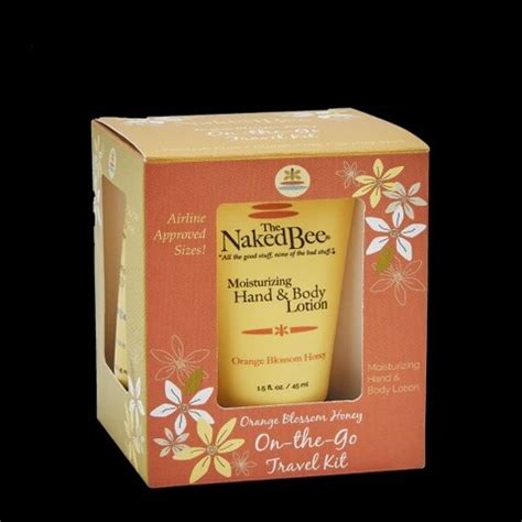 The Naked Bee Orange Blossom Honey On The Go Travel Kit
