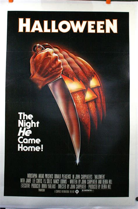 HALLOWEEN, Original Movie Poster - Original Vintage Movie Posters