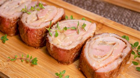 Ham And Cheese Stuffed Pork Tenderloin Recipe