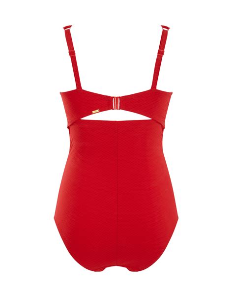 Marianna Balconnet Swimsuit Crimson TKD Lingerie