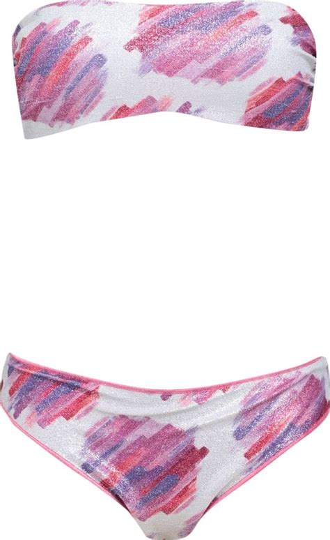 MICA MARE Bikini Silver ShopStyle Two Piece Swimsuits