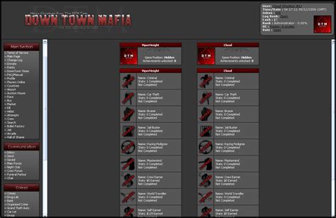 Downtown Mafia Browser Based Games