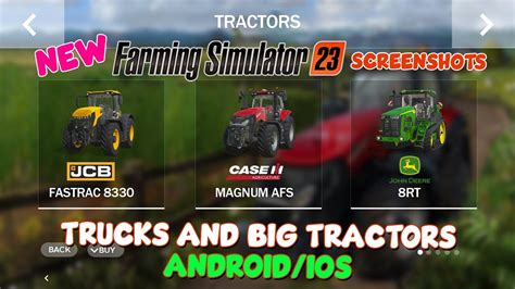 New Farming Simulator 23 Mobile Android Ios Screenshot Of Big Tractor