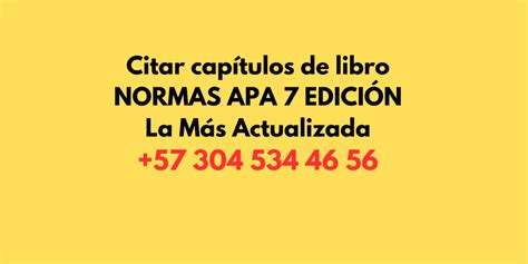 Cómo Citar Capítulos De Libro Editado En Apa 7 Súper Fácil