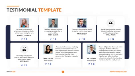 Testimonial Template | 4+ Testimonial Slides | Download & Edit