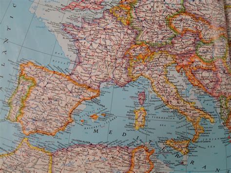 Escapades in Espana: Map of Spain, France and Italy