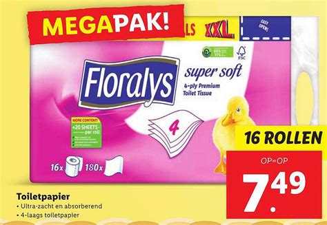 Floralys Toiletpapier Aanbieding Bij Lidl Folders Nl