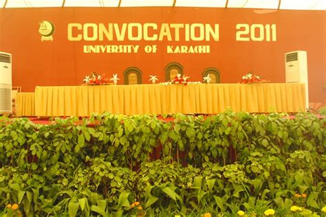 University of karachi convocation 2012