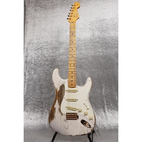 Fender Custom Shop Mbs S Stratocaster Super Heavy Relic White