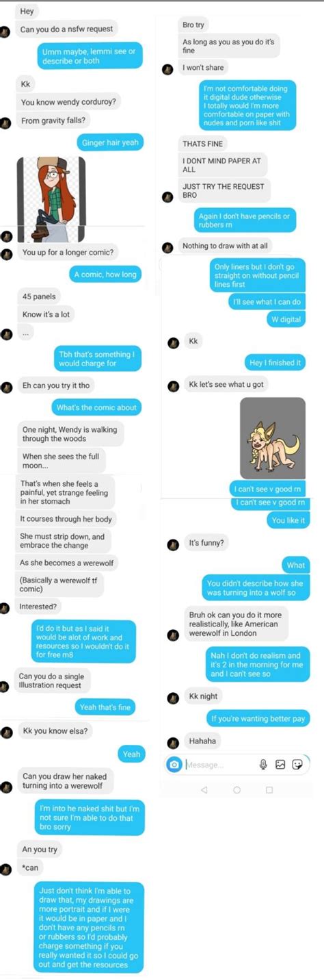 Some Perve Wanted Me To Draw A Comic And Then Else S Both Naked R Entitledpeople