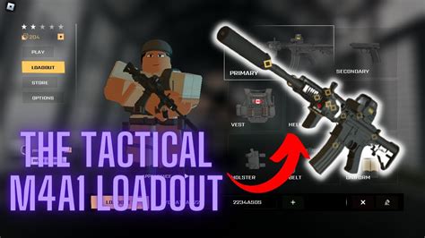 Blackhawk Rescue Mission 5 The TACTICAL M4A1 LOADOUT ROBLOX Roblox