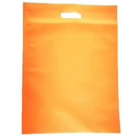 Plain Orange Non Woven D Cut Bag Capacity 4 5 Kg At Rs 160 Kg In Manesar