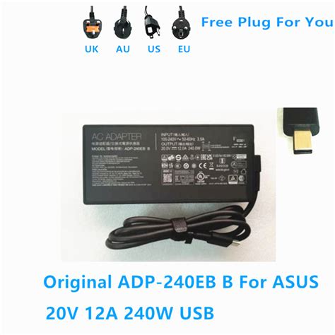 Original ADP-240EB B 20V 12A 240W USB AC Adapter For ASUS Laptop Power ...