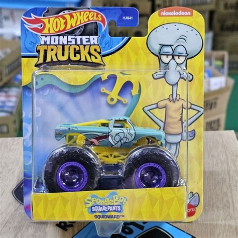 HOT WHEELS MONSTER TRUCKS SQUIDWARD SPONGEBOB SQUAREPANTS NICKELODEON Shopee Malaysia