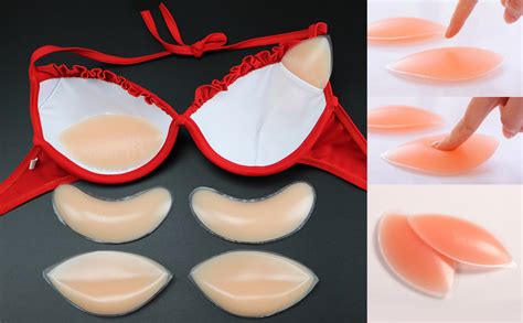 VASANA 1 Pair Nude Silicone Bra Inserts Breast Enhancers Chicken Fillets Bra Insert Pads Push Up