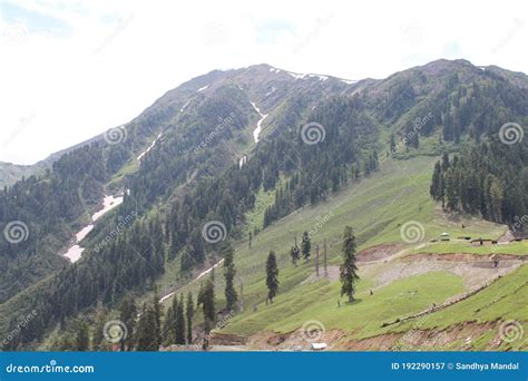view   bhaderwah valley stock image image  passing pathway
