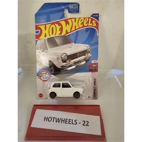 HOT WHEELS WHITE CUSTOM 70 HONDA N600 NON MINT CARD KARD URAT Shopee Malaysia
