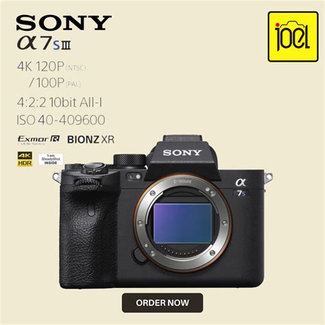 Sony A7s Iii A7siii Bnob Joel Camera