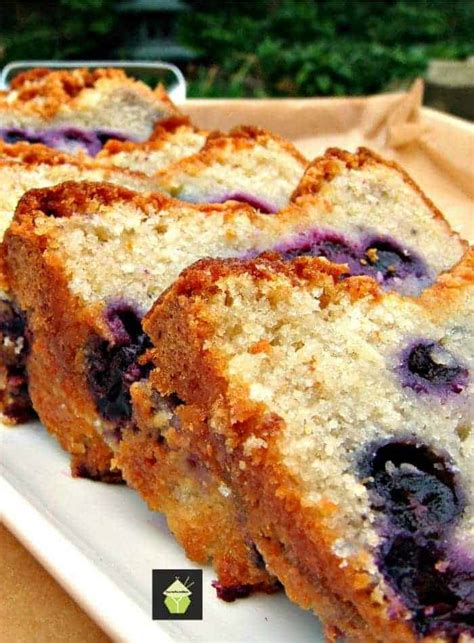 Moist Blueberry Lemon Pound Cake