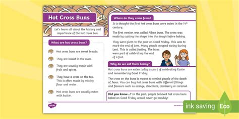 KS1 Hot Cross Bun Fact File Teacher Made Twinkl