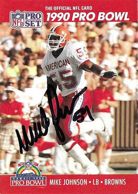 Johnson, Mike (LB) (2) | The Football Autograph Encyclopedia