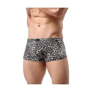 VemeFufu Boxer Slip Perizoma G String Tanga Uomo Sexy Leopardato Intimo