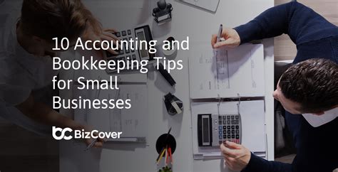 10 Small Business Bookkeeping Tips Bizcover