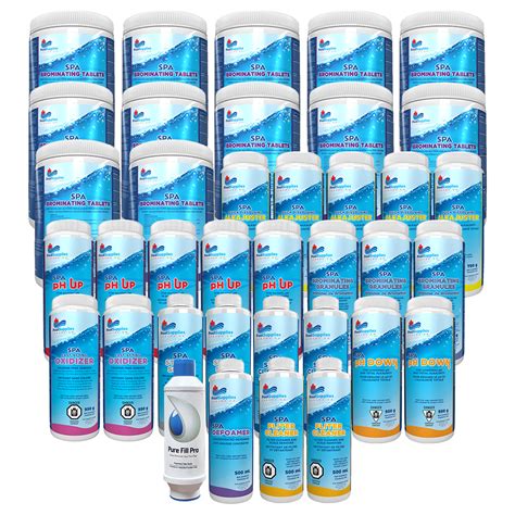Month Bromine Hot Tub And Spa Chemical Package Pool Supplies Canada