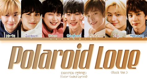 ENHYPEN 엔하이픈 Polaroid Love Rock Ver Tradução Legendado Color