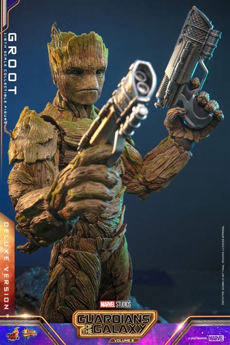 Groot é o primeiro revelado dos Hot Toys de Guardiões da Galáxia vol 3 Universo Marvel 616