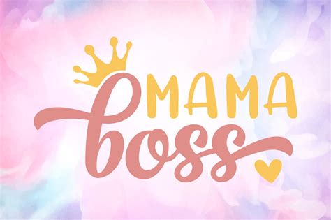 Mama Boss Svg Momboss Svg Boss Mom Svg Wife Mom Boss Svg Etsy
