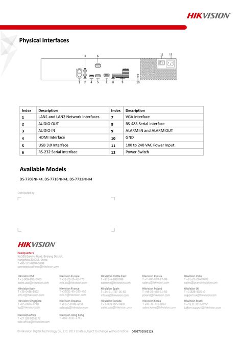 DS-7732NI-K4 : NVR Network Video Recorder - aimgroup
