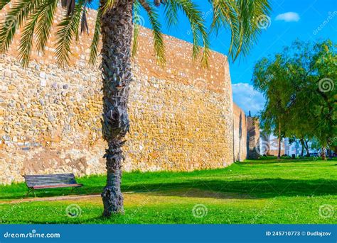 Castle In Portuguese Town Faro Stock Image Image Of Destination