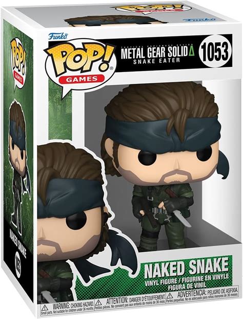 Funko Pop Games Metal Gear Naked Snake Amazon Mx Juguetes Y Juegos