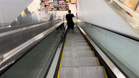 Escalator Ride Walmart West Covina California Walmart Escalator