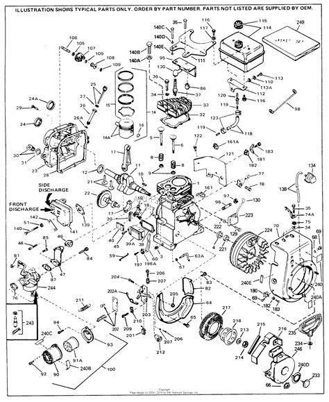 Tecumseh H Parts Diagram Tecumseh Model Part Parts H Dia