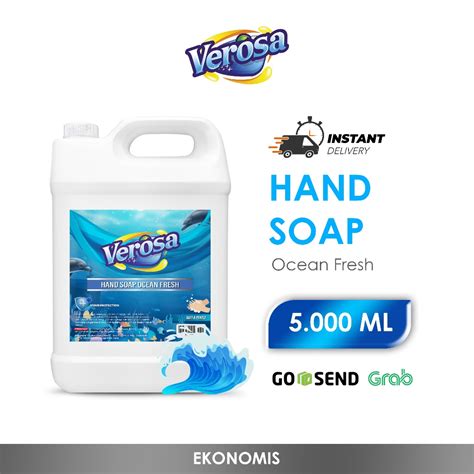 Jual Verosa Hand Soap Liter Ocean Fresh Sabun Cuci Tangan Khusus